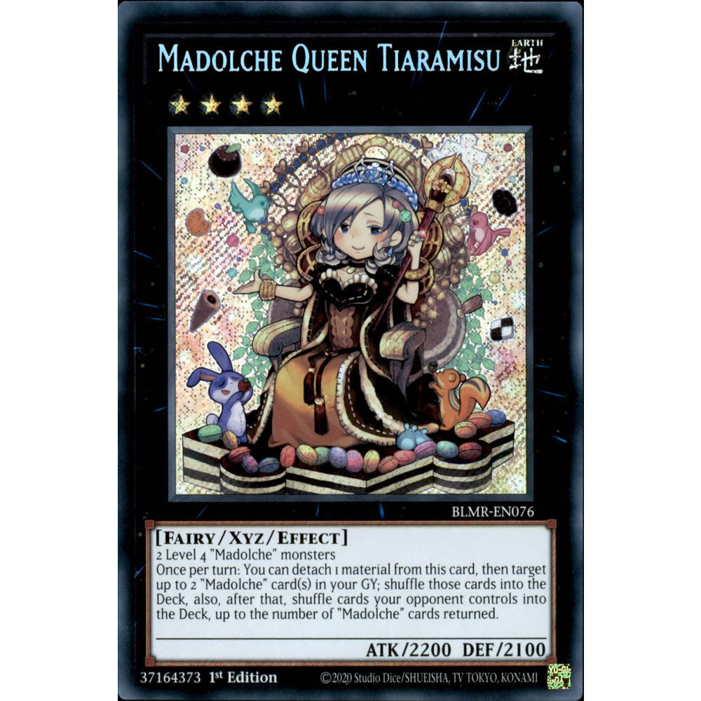 Madolche Queen Tiaramisu BLMR-EN076 Yu-Gi-Oh! Card from the Battles of Legend: Monstrous Revenge Set