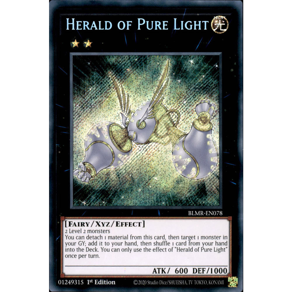 Herald of Pure Light BLMR-EN078 Yu-Gi-Oh! Card from the Battles of Legend: Monstrous Revenge Set