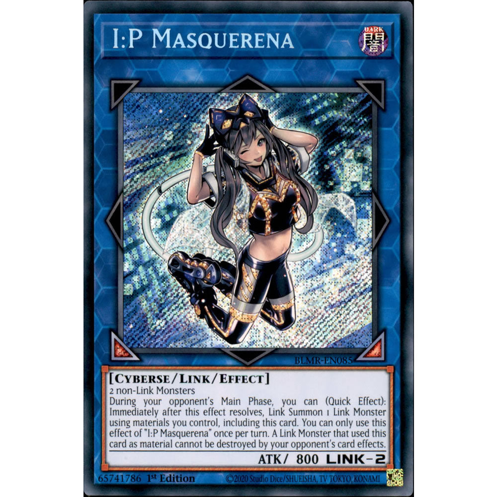 I:P Masquerena BLMR-EN085 Yu-Gi-Oh! Card from the Battles of Legend: Monstrous Revenge Set