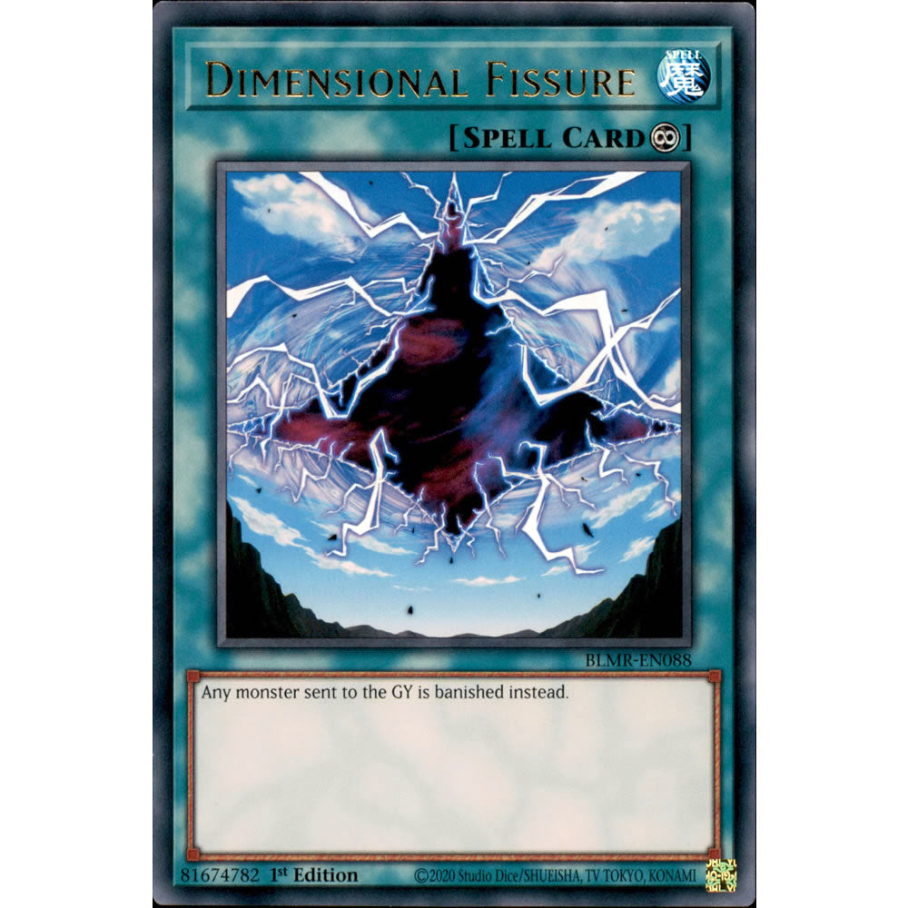 Dimensional Fissure BLMR-EN088 Yu-Gi-Oh! Card from the Battles of Legend: Monstrous Revenge Set