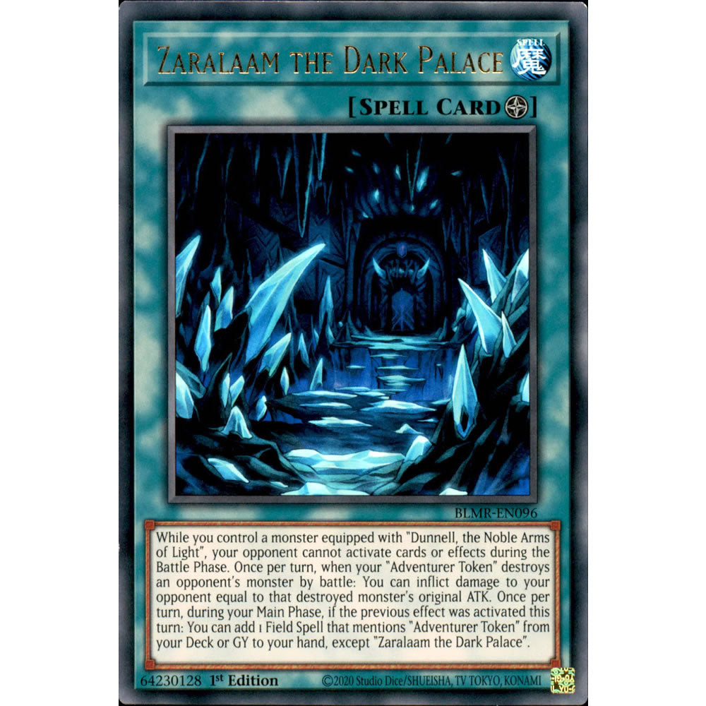 Zaralaam the Dark Palace BLMR-EN096 Yu-Gi-Oh! Card from the Battles of Legend: Monstrous Revenge Set