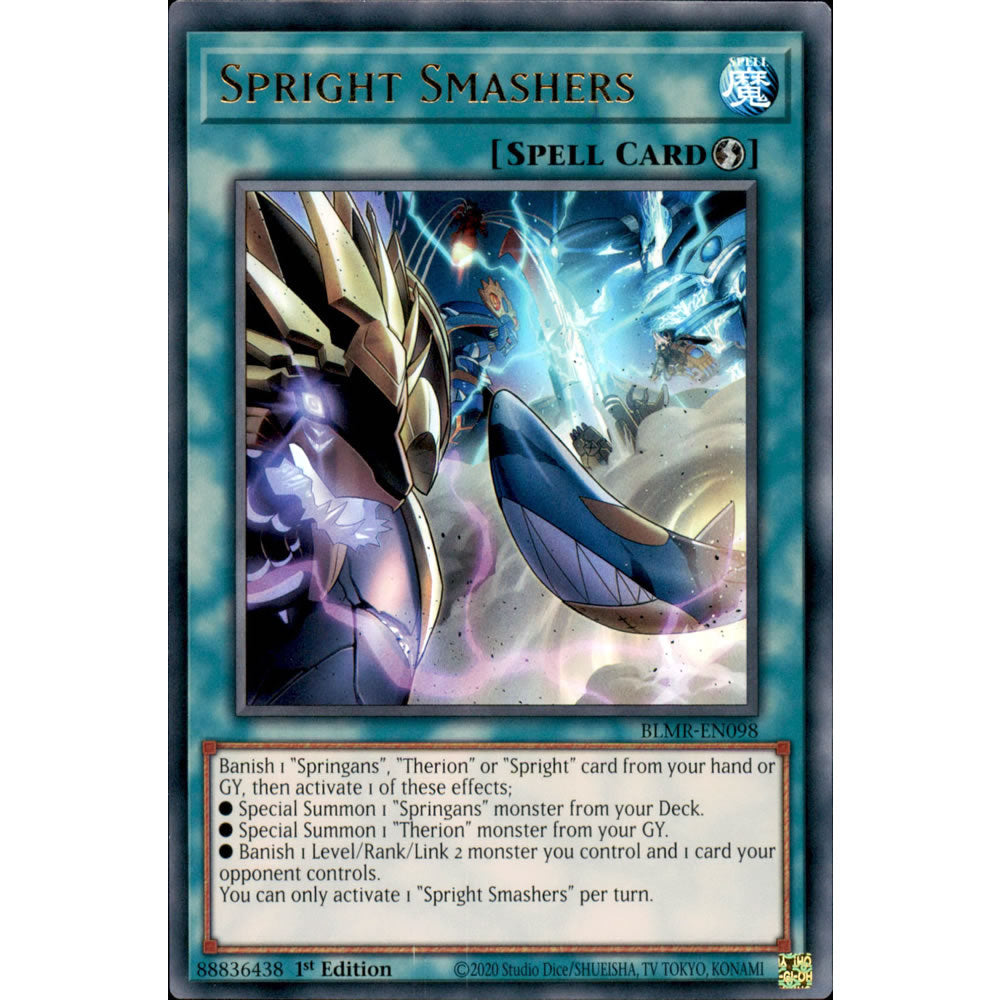 Spright Smashers BLMR-EN098 Yu-Gi-Oh! Card from the Battles of Legend: Monstrous Revenge Set