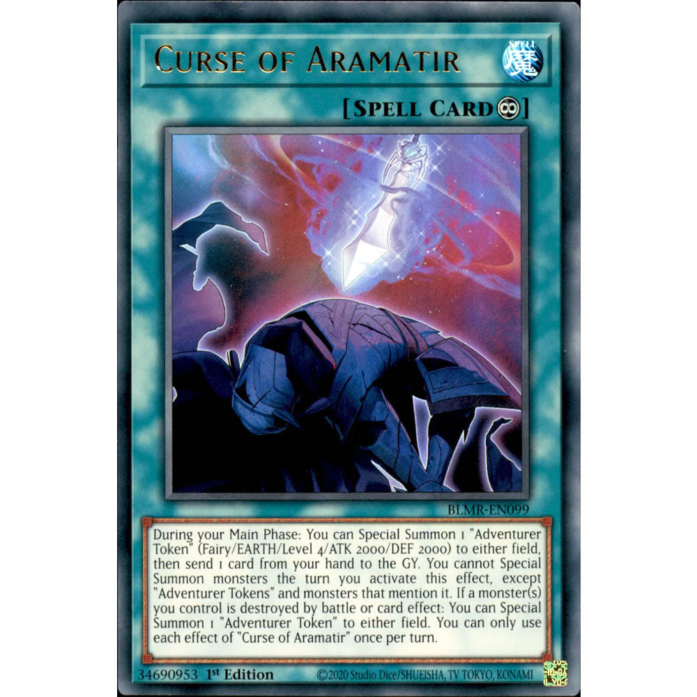 Curse of Aramatir BLMR-EN099 Yu-Gi-Oh! Card from the Battles of Legend: Monstrous Revenge Set