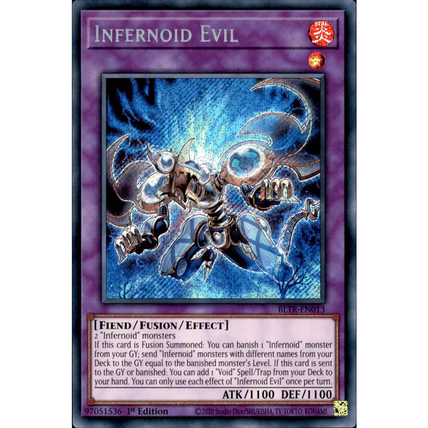 Infernoid Evil BLTR-EN013 Yu-Gi-Oh! Card - Deckboosters Infernoid Evil BLTR-EN013 Yu-Gi-Oh! Card - Deckboosters