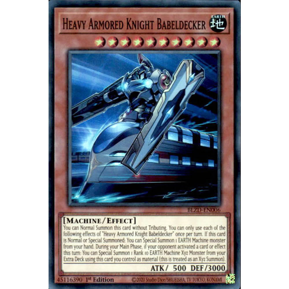 Heavy Armored Knight Babeldecker BLZD-EN006 Yu-Gi-Oh! Card from the Blazing Dominion Set