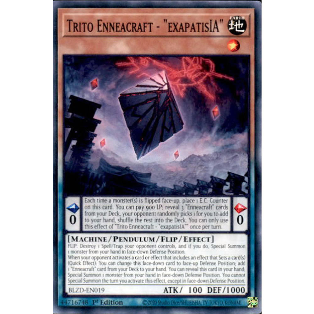 Trito Enneacraft - exapatisIA BLZD-EN019 Yu-Gi-Oh! Card from the Blazing Dominion Set