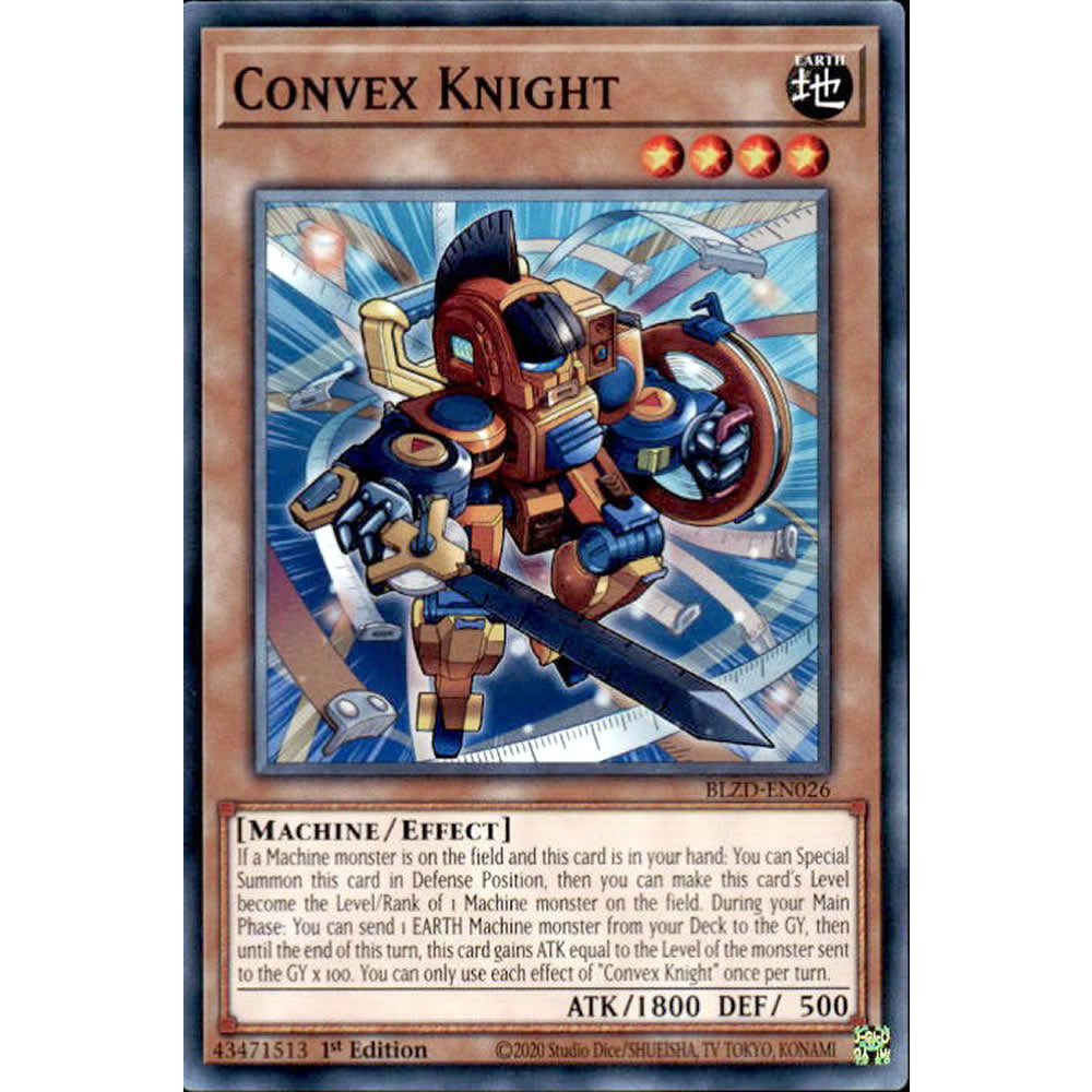 Convex Knight BLZD-EN026 Yu-Gi-Oh! Card from the Blazing Dominion Set