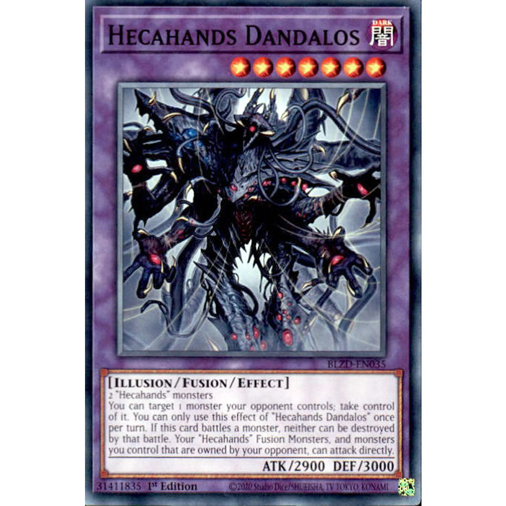 Hecahands Dandalos BLZD-EN035 Yu-Gi-Oh! Card from the Blazing Dominion Set