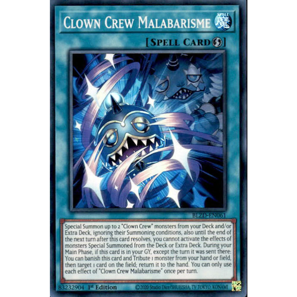 Clown Crew Malabarisme BLZD-EN061 Yu-Gi-Oh! Card from the Blazing Dominion Set