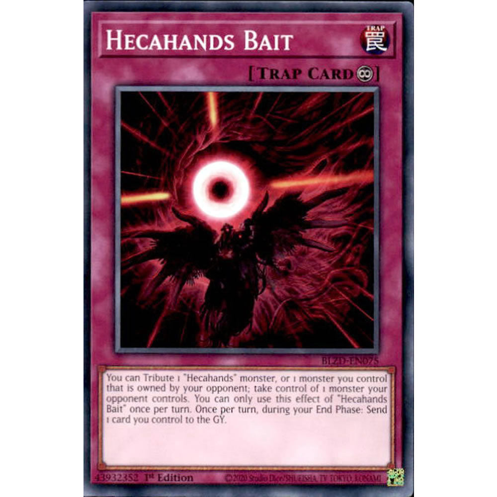 Hecahands Bait BLZD-EN075 Yu-Gi-Oh! Card from the Blazing Dominion Set