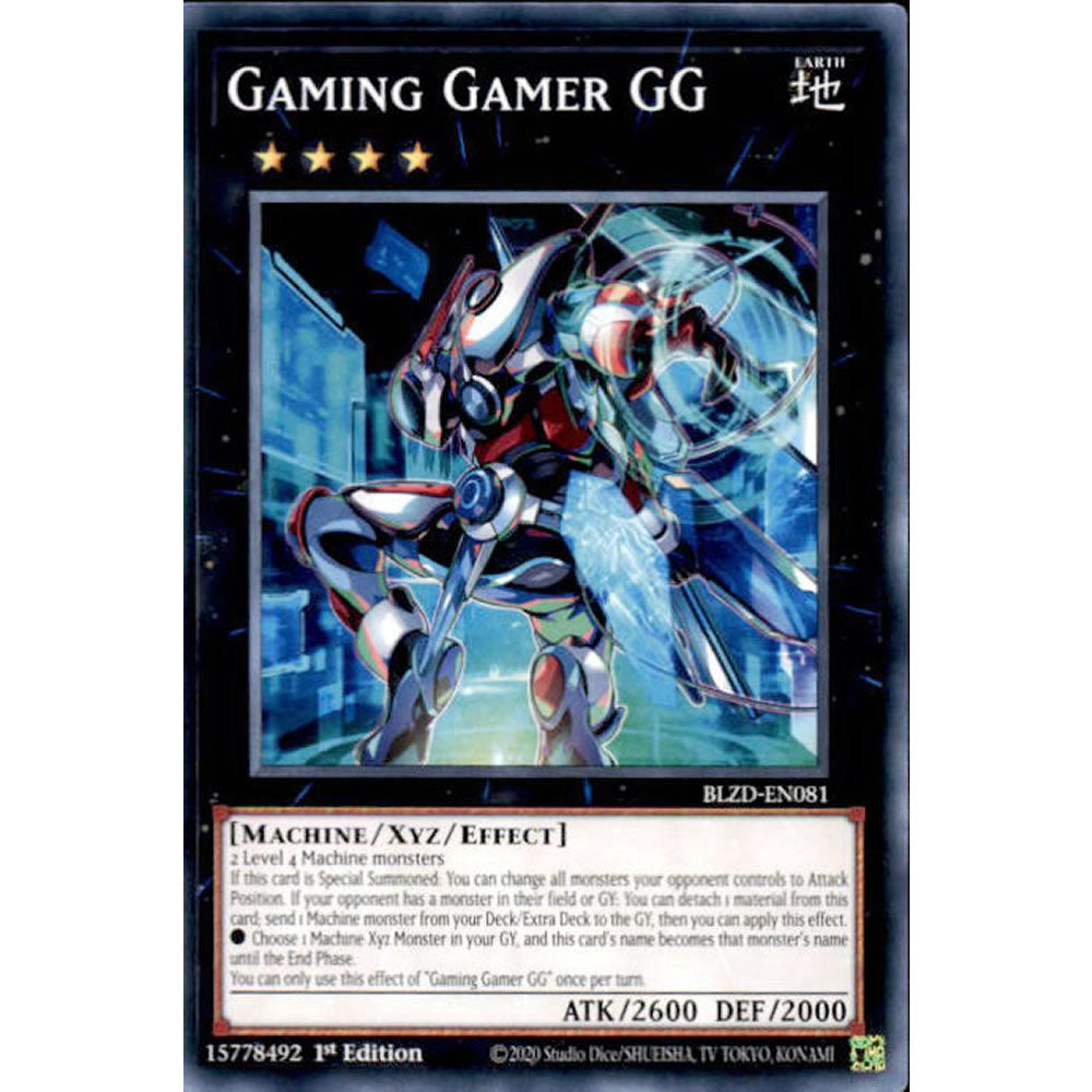 Gaming Gamer GG BLZD-EN081 Yu-Gi-Oh! Card from the Blazing Dominion Set