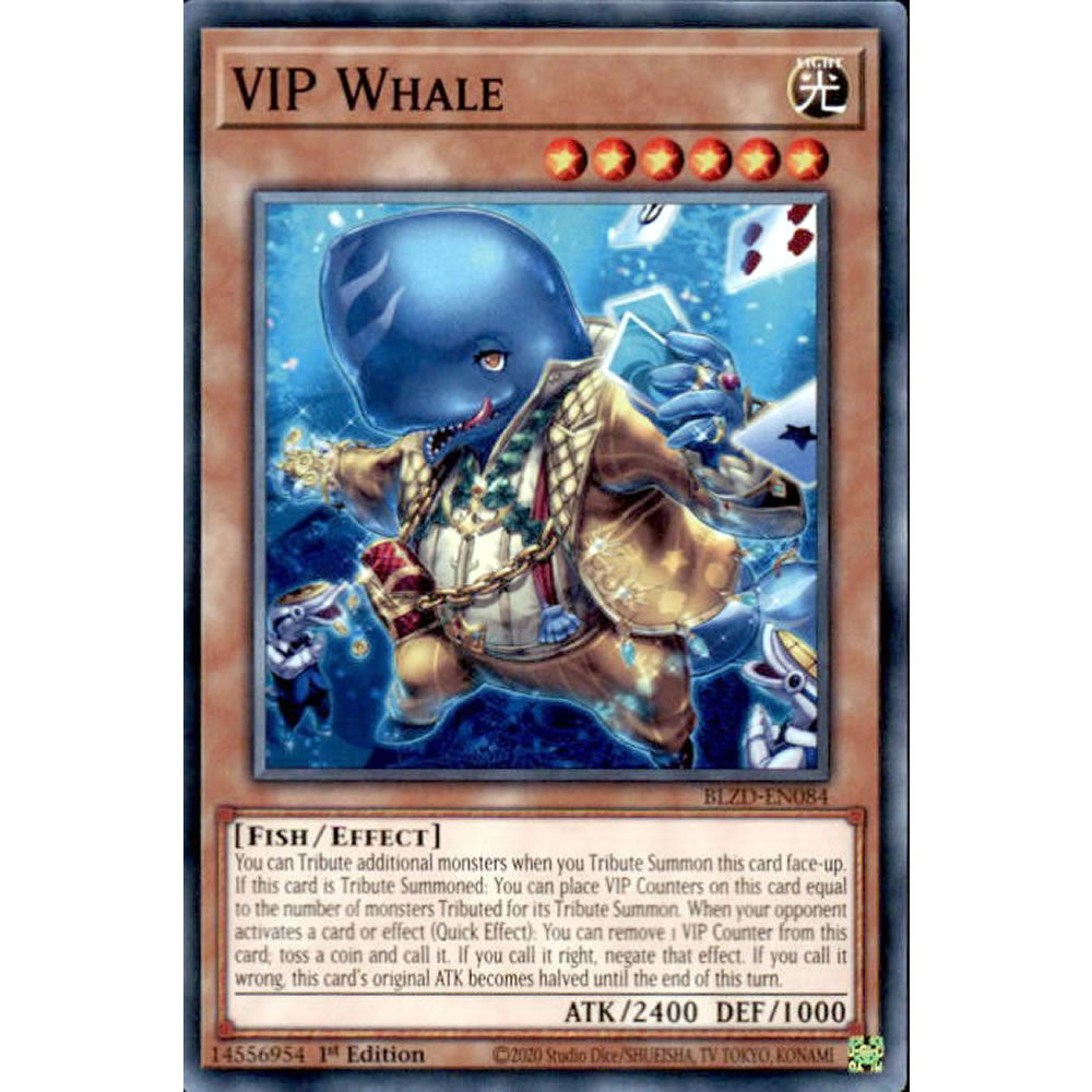 VIP Whale BLZD-EN084 Yu-Gi-Oh! Card from the Blazing Dominion Set