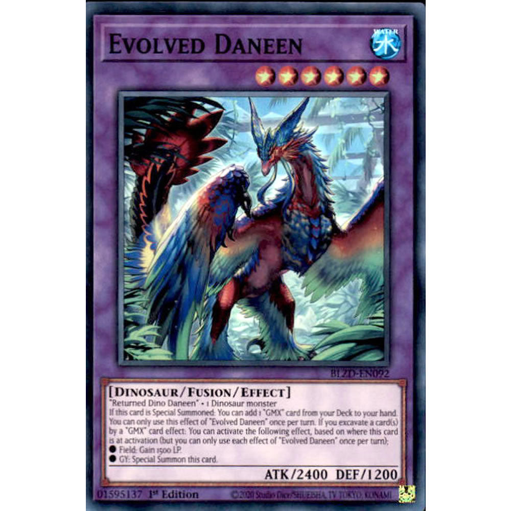 Evolved Daneen BLZD-EN092 Yu-Gi-Oh! Card from the Blazing Dominion Set