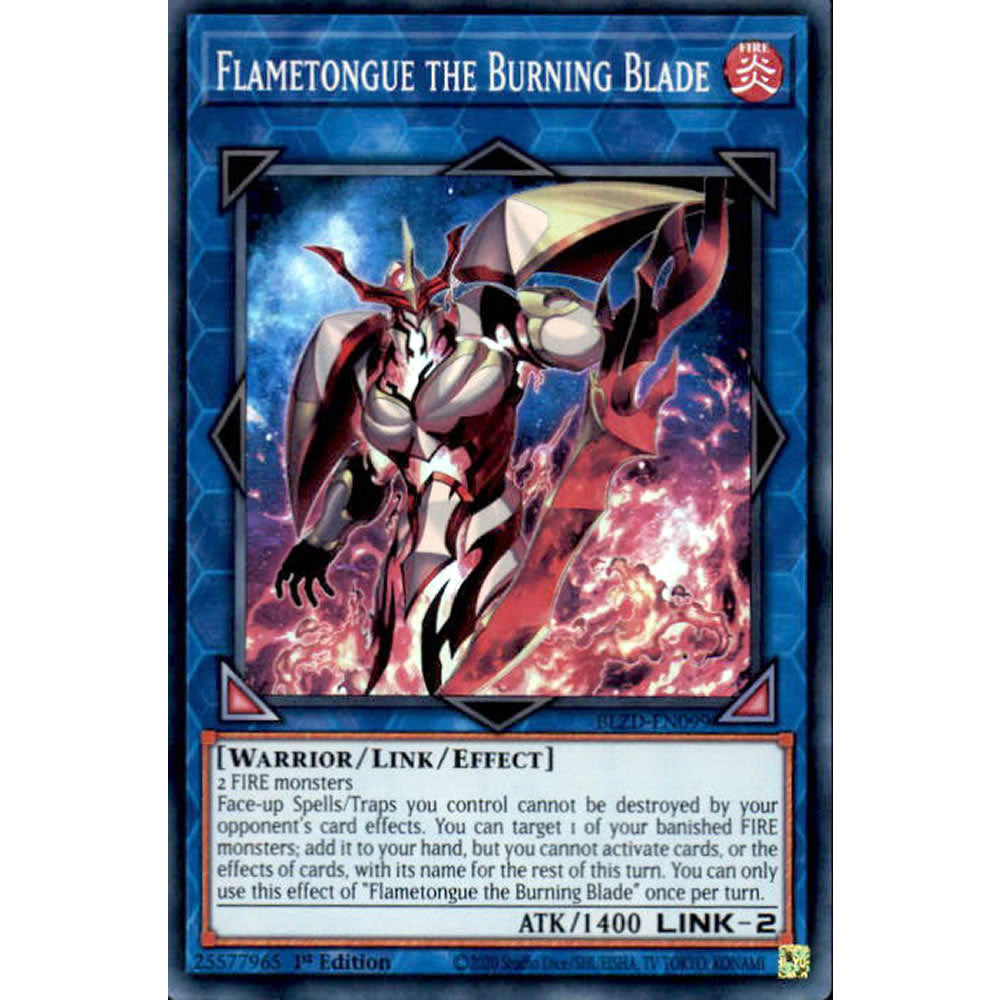 Flametongue the Burning Blade BLZD-EN099 Yu-Gi-Oh! Card from the Blazing Dominion Set