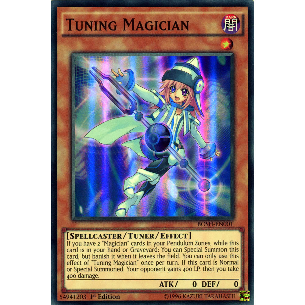 Tuning Magician BOSH-EN001 Yu-Gi-Oh! Card from the Breakers of Shadow Set