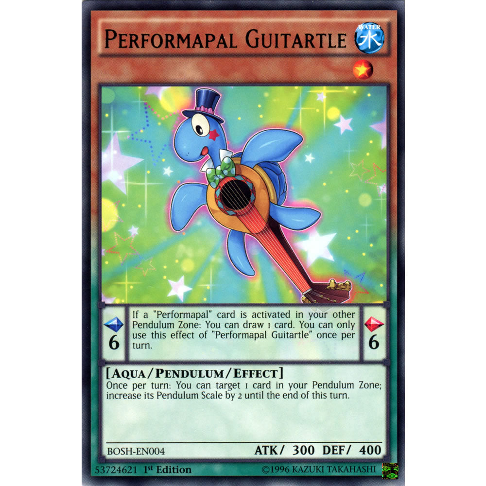 Performapal Guitartle BOSH-EN004 Yu-Gi-Oh! Card from the Breakers of Shadow Set