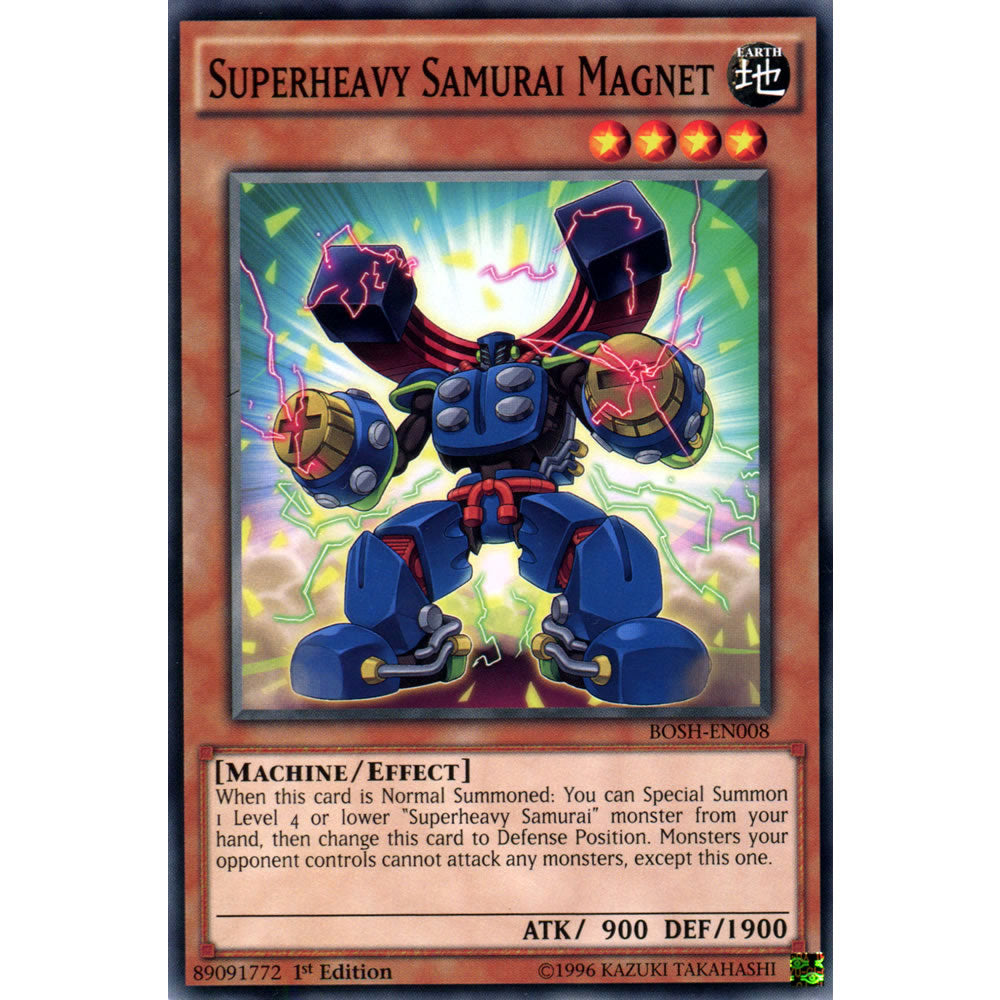 Superheavy Samurai Magnet BOSH-EN008 Yu-Gi-Oh! Card from the Breakers of Shadow Set