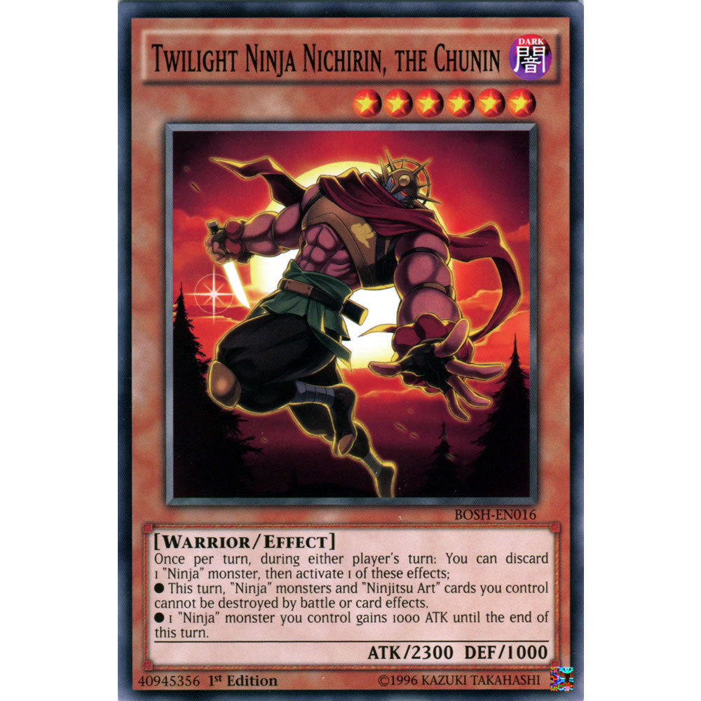 Twilight Ninja Nichirin, the Chunin BOSH-EN016 Yu-Gi-Oh! Card from the Breakers of Shadow Set