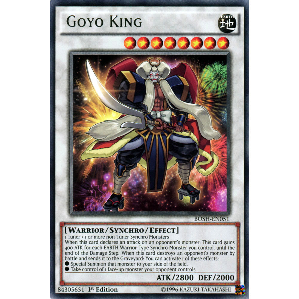 Goyo King BOSH-EN051 Yu-Gi-Oh! Card from the Breakers of Shadow Set