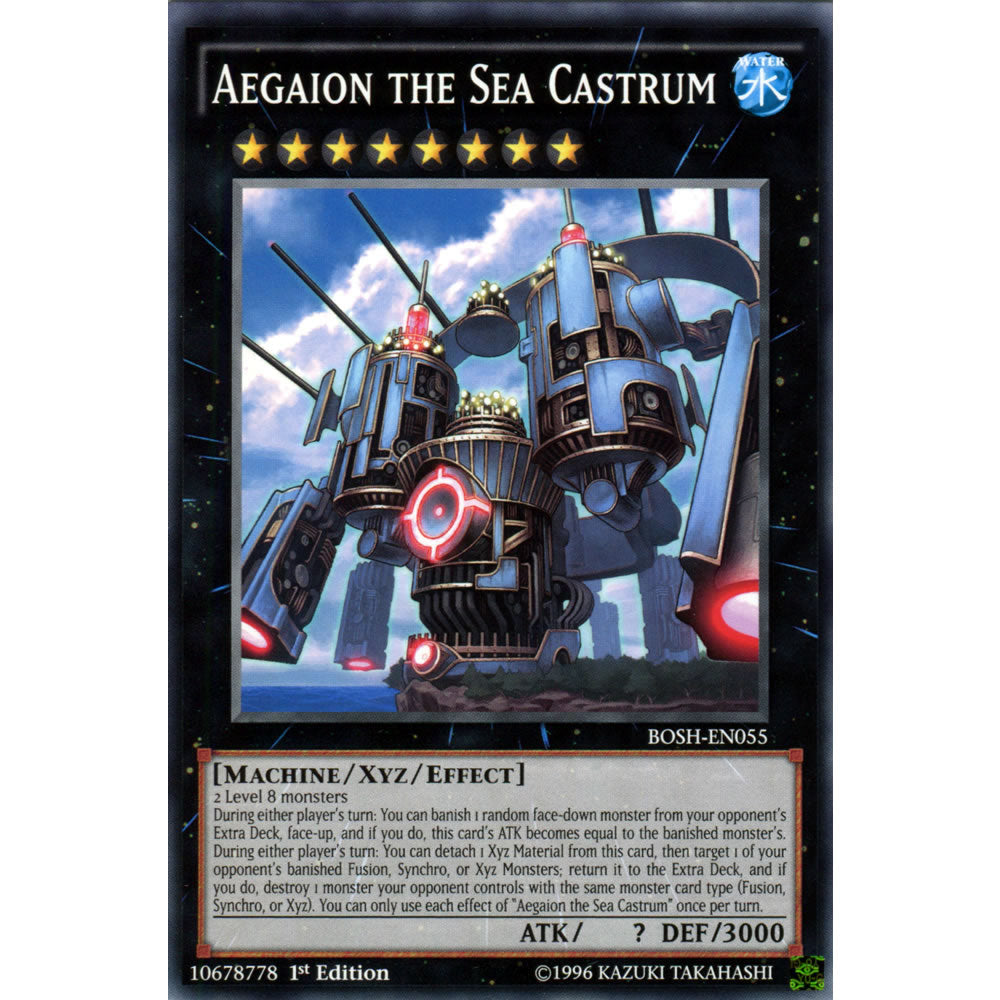 Aegaion the Sea Castrum BOSH-EN055 Yu-Gi-Oh! Card from the Breakers of Shadow Set