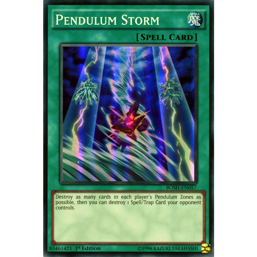 Pendulum Storm BOSH-EN057 Yu-Gi-Oh! Card from the Breakers of Shadow Set