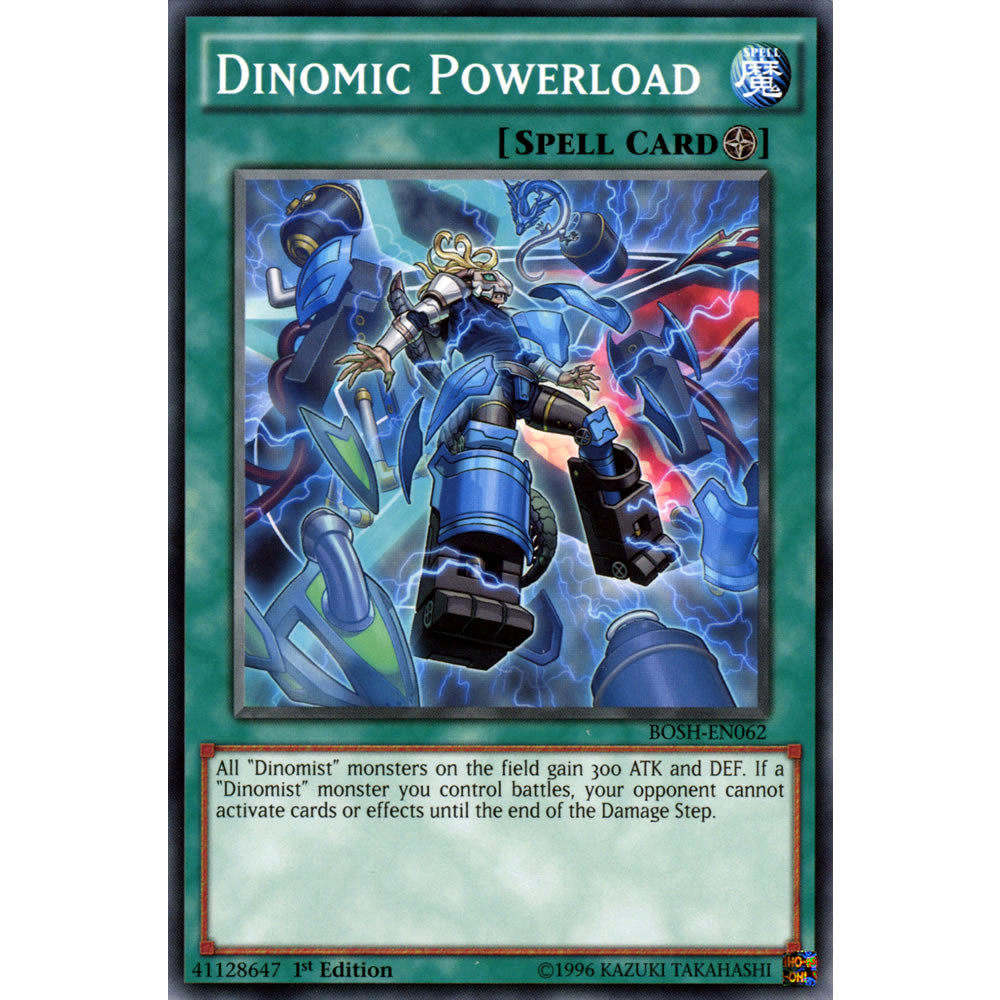 Dinomic Powerload BOSH-EN062 Yu-Gi-Oh! Card from the Breakers of Shadow Set