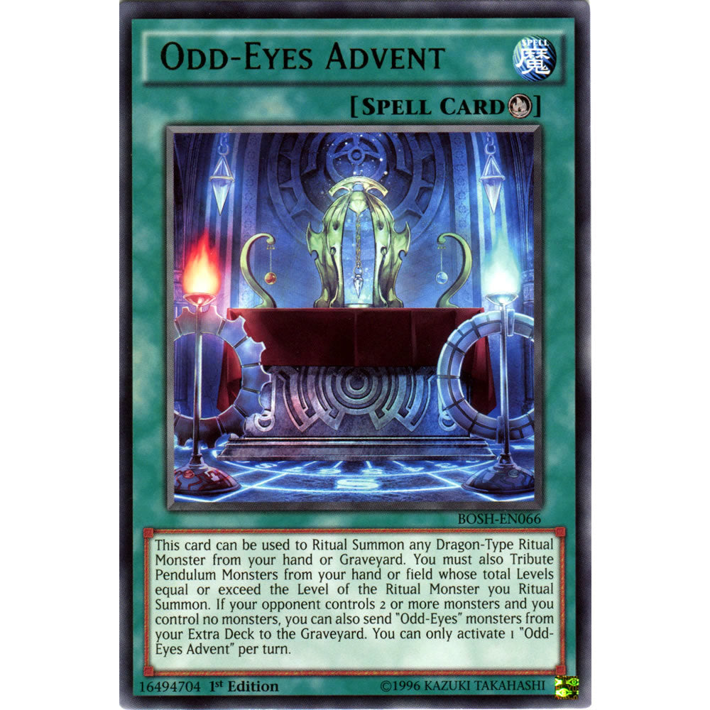 Odd-Eyes Advent BOSH-EN066 Yu-Gi-Oh! Card from the Breakers of Shadow Set