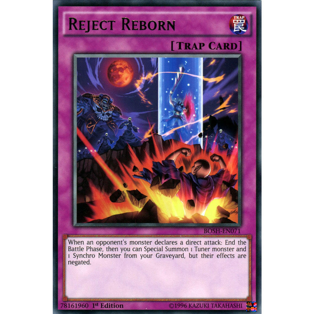 Reject Reborn BOSH-EN071 Yu-Gi-Oh! Card from the Breakers of Shadow Set