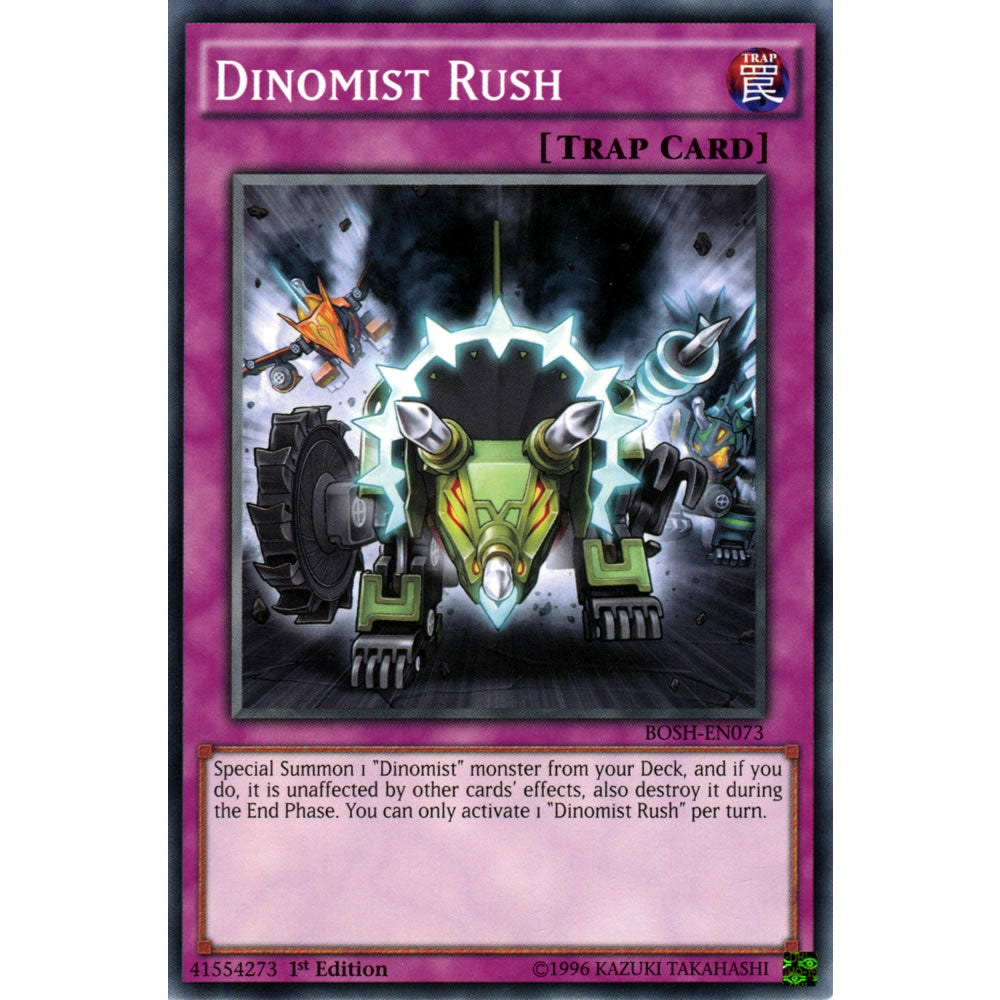 Dinomist Rush BOSH-EN073 Yu-Gi-Oh! Card from the Breakers of Shadow Set