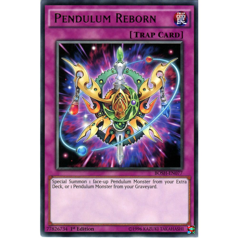 Pendulum Reborn BOSH-EN077 Yu-Gi-Oh! Card from the Breakers of Shadow Set