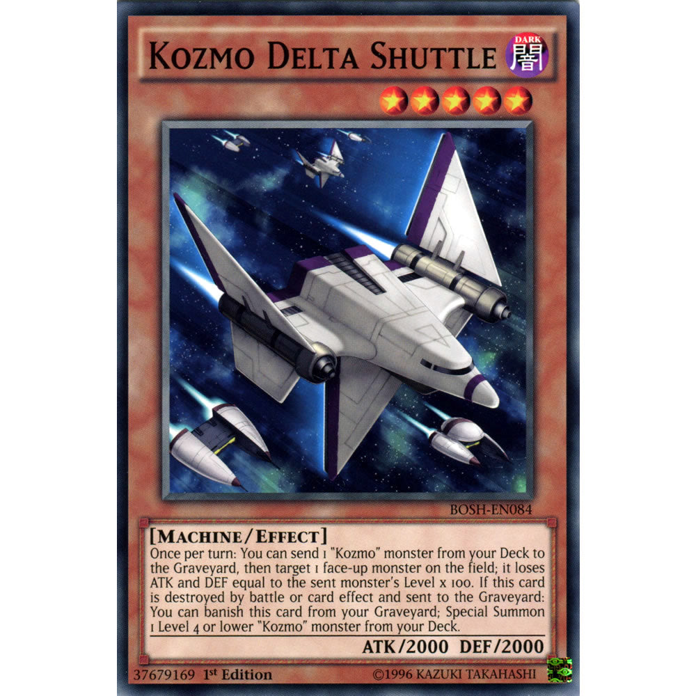 Kozmo Delta Shuttle BOSH-EN084 Yu-Gi-Oh! Card from the Breakers of Shadow Set