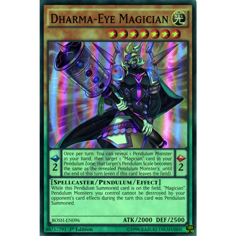 Dharma-Eye Magician BOSH-EN096 Yu-Gi-Oh! Card from the Breakers of Shadow Set
