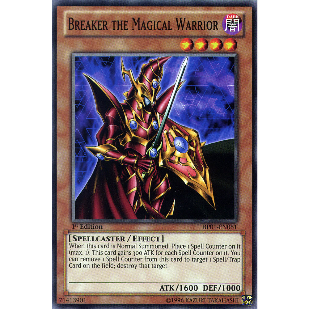 Breaker the Magical Warrior BP01-EN061 Yu-Gi-Oh! Card from the Battle Pack 1: Epic Dawn Set
