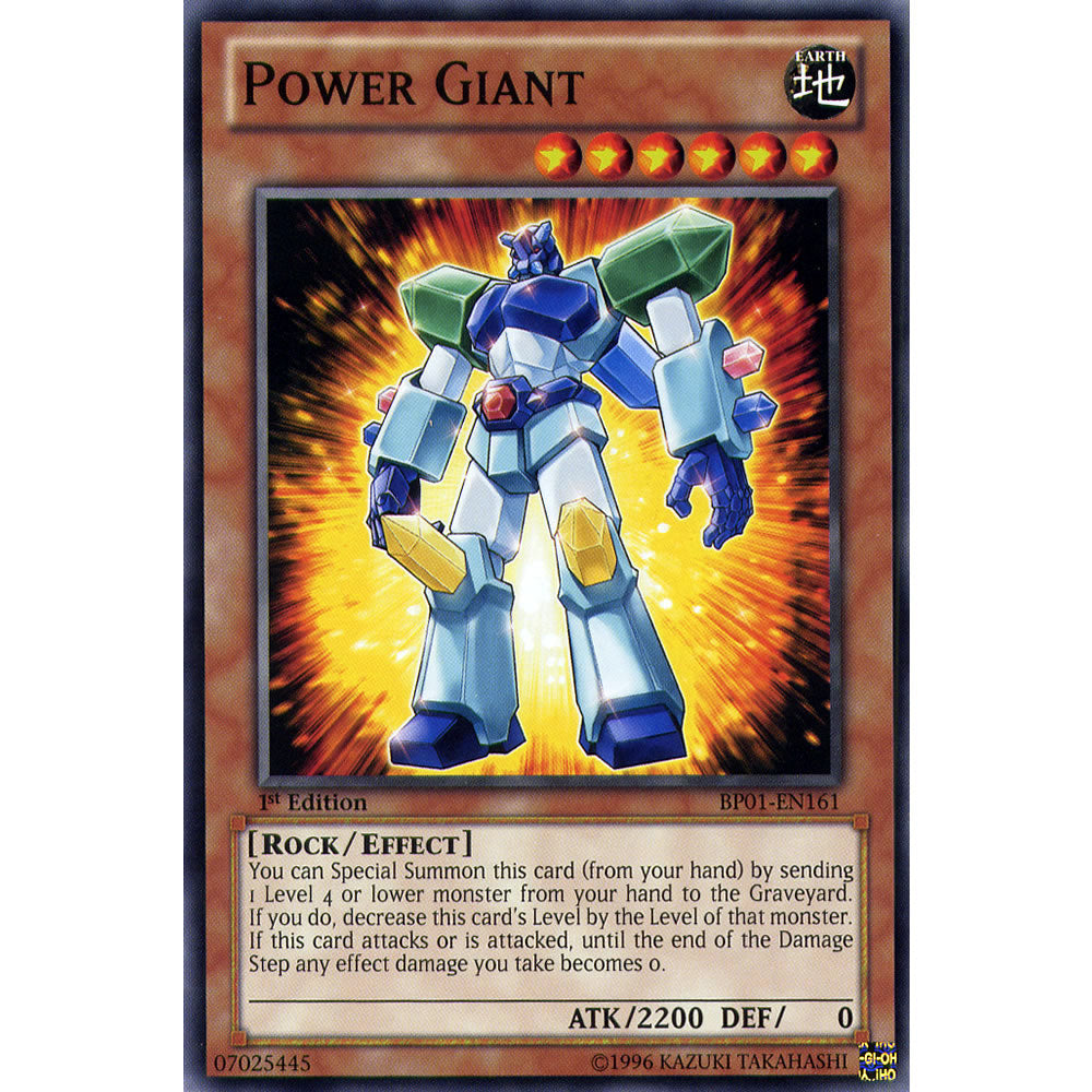 Power Giant BP01-EN161 Yu-Gi-Oh! Card from the Battle Pack 1: Epic Dawn Set
