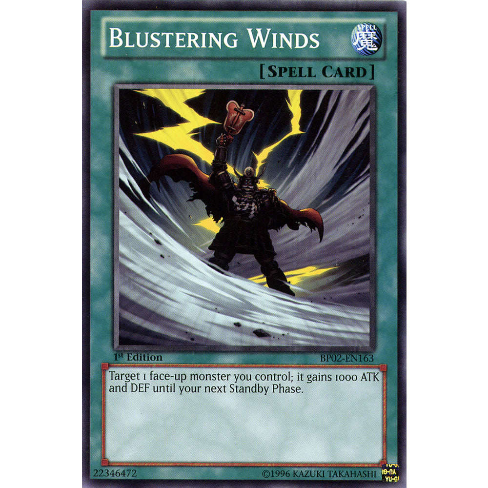 Blustering Winds BP02-EN163 Yu-Gi-Oh! Card from the Battle Pack 2: War of the Giants Set