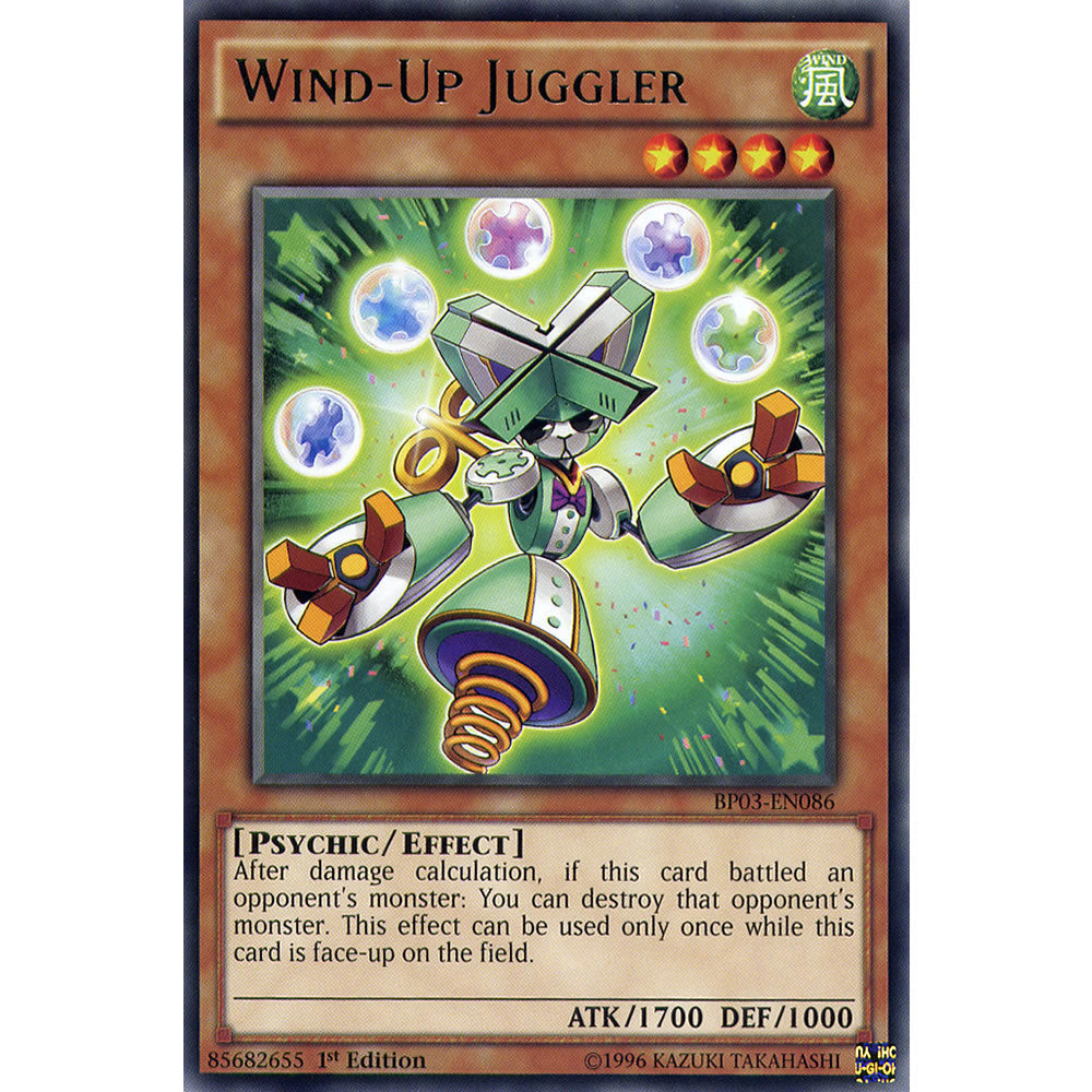 Wind-Up Juggler BP03-EN086 Yu-Gi-Oh! Card from the Battle Pack 3: Monster League Set