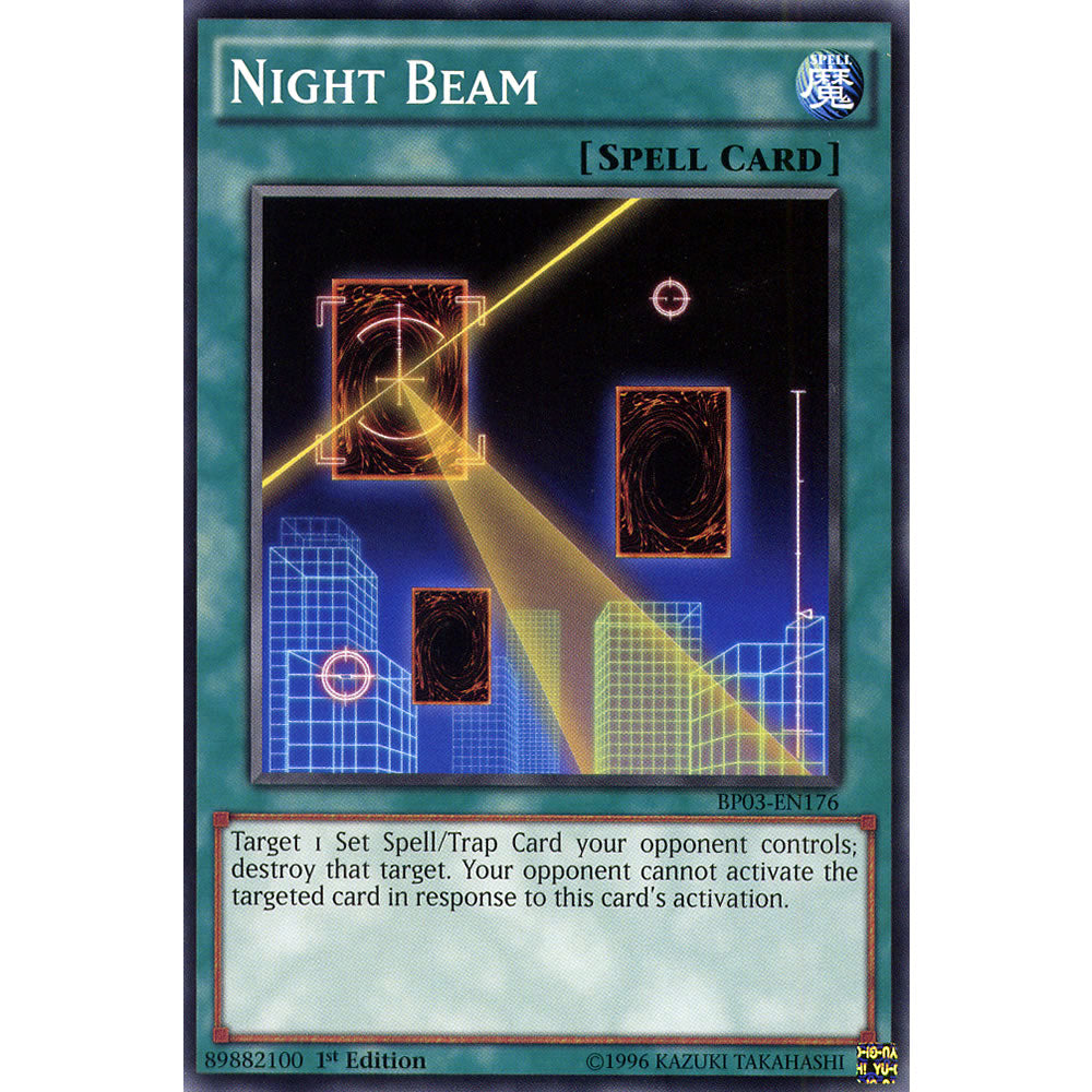 Night Beam BP03-EN176 Yu-Gi-Oh! Card from the Battle Pack 3: Monster League Set