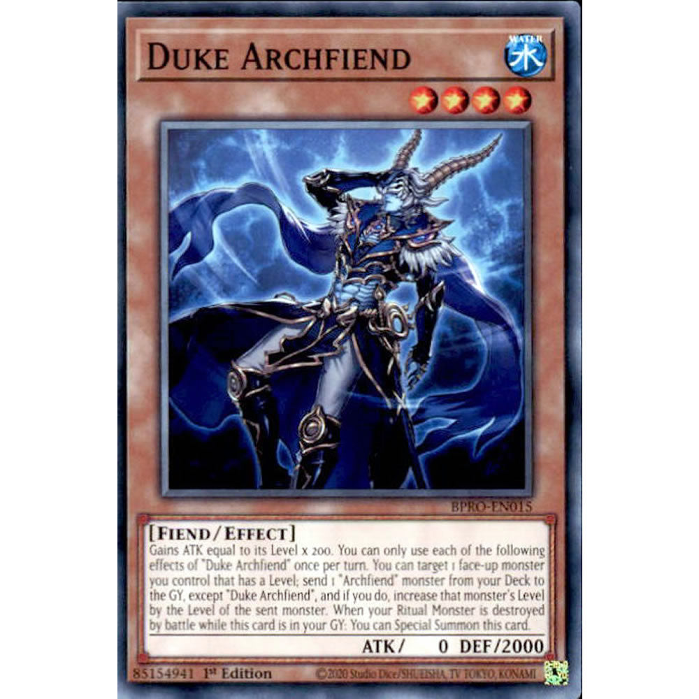 Duke Archfiend BPRO-EN015 Yu-Gi-Oh! Card from the Burst Protocol Set