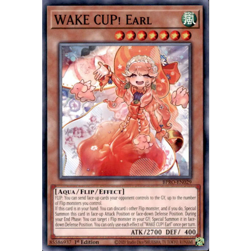 WAKE CUP! Earl BPRO-EN029 Yu-Gi-Oh! Card from the Burst Protocol Set