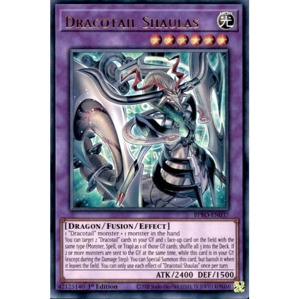 Dracotail Shaulas BPRO-EN037 Yu-Gi-Oh! Card from the Burst Protocol Set