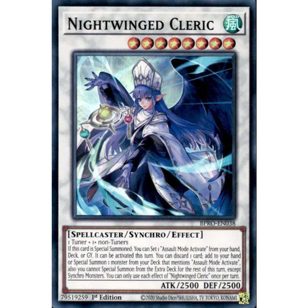 Nightwinged Cleric BPRO-EN038 Yu-Gi-Oh! Card from the Burst Protocol Set