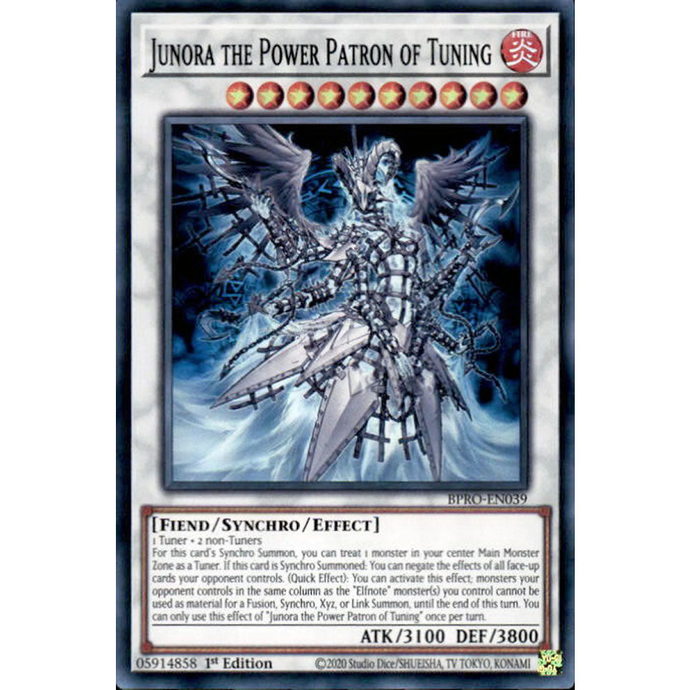Junora the Power Patron of Tuning BPRO-EN039 Yu-Gi-Oh! Card from the Burst Protocol Set