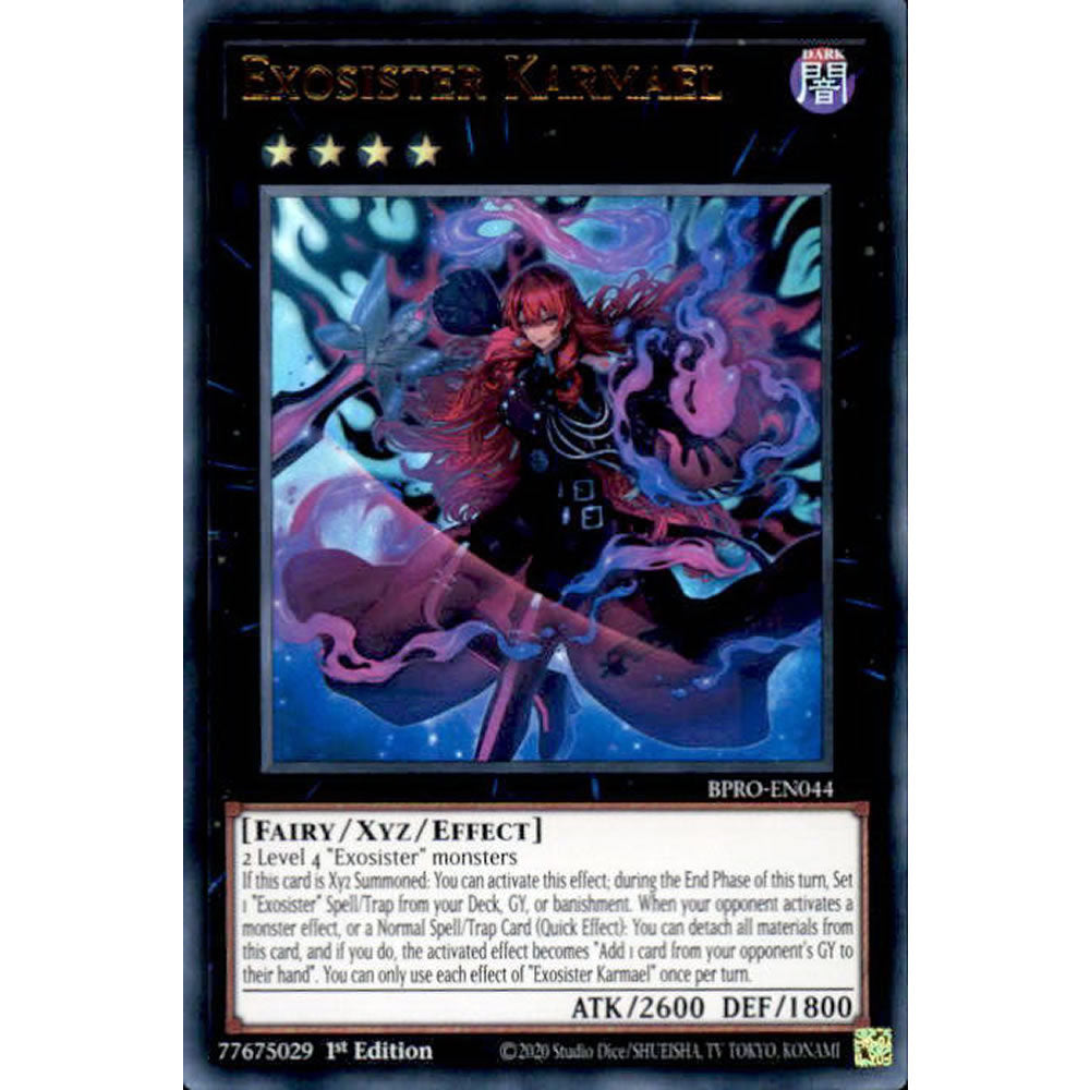 Exosister Karmael BPRO-EN044 Yu-Gi-Oh! Card from the Burst Protocol Set