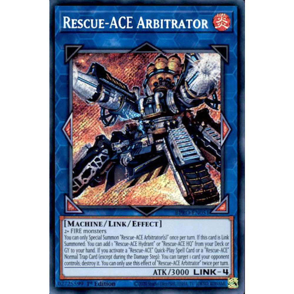 Rescue-ACE Arbitrator BPRO-EN051 Yu-Gi-Oh! Card from the Burst Protocol Set