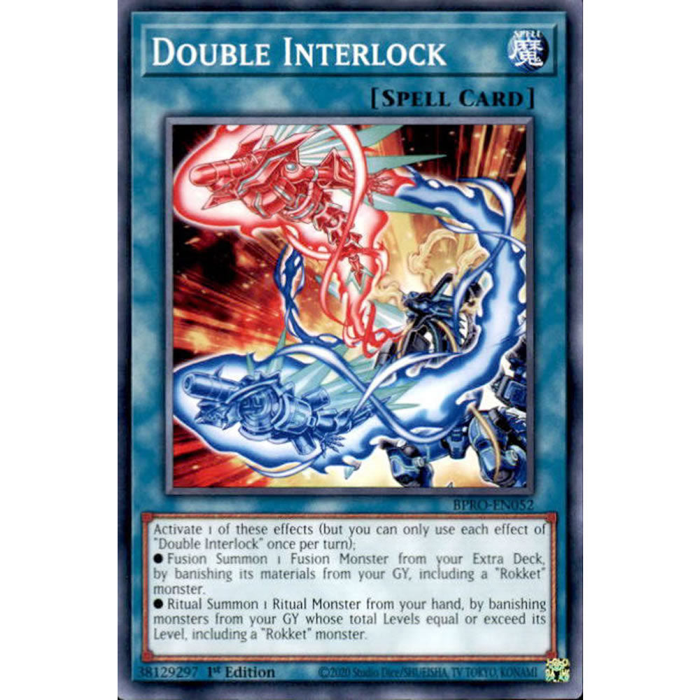 Double Interlock BPRO-EN052 Yu-Gi-Oh! Card from the Burst Protocol Set