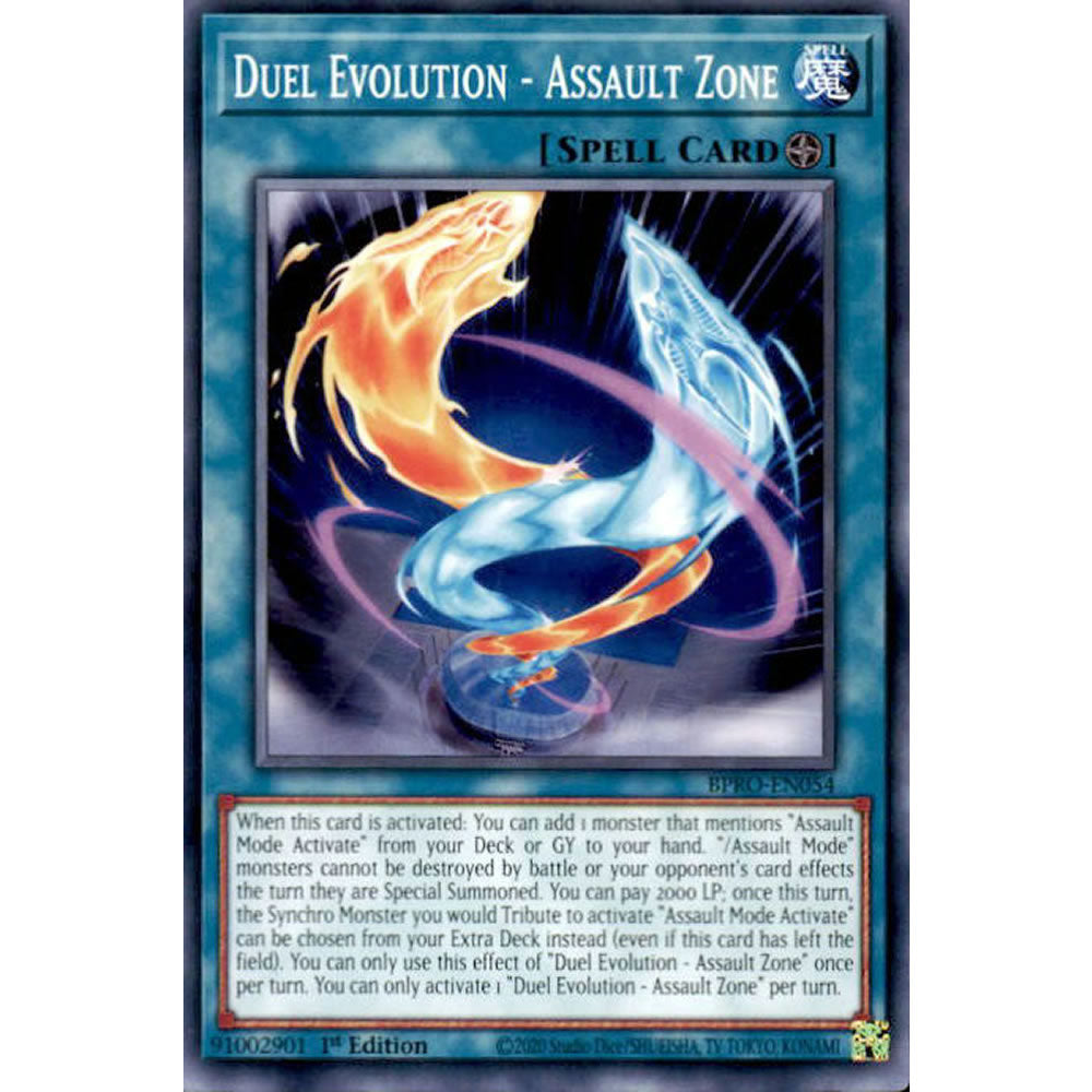 Duel Evolution - Assault Zone BPRO-EN054 Yu-Gi-Oh! Card from the Burst Protocol Set