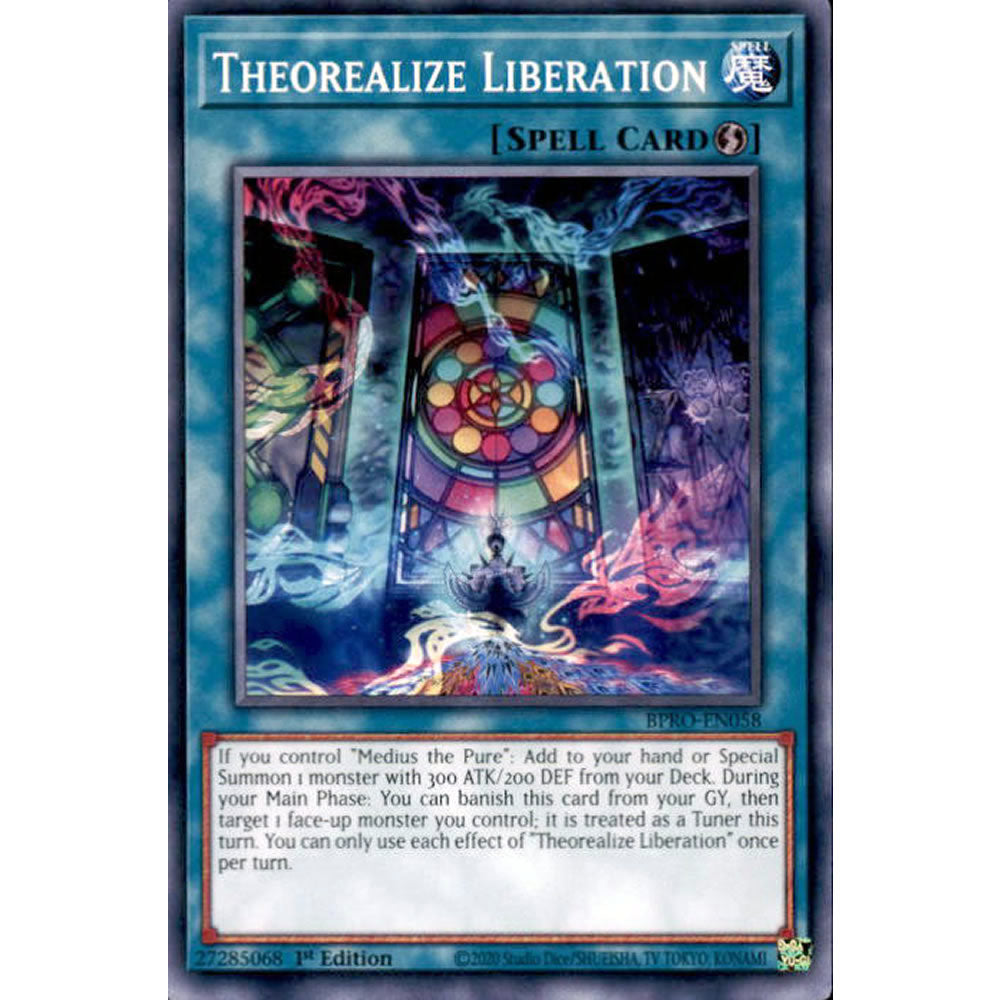 Theorealize Liberation BPRO-EN058 Yu-Gi-Oh! Card from the Burst Protocol Set
