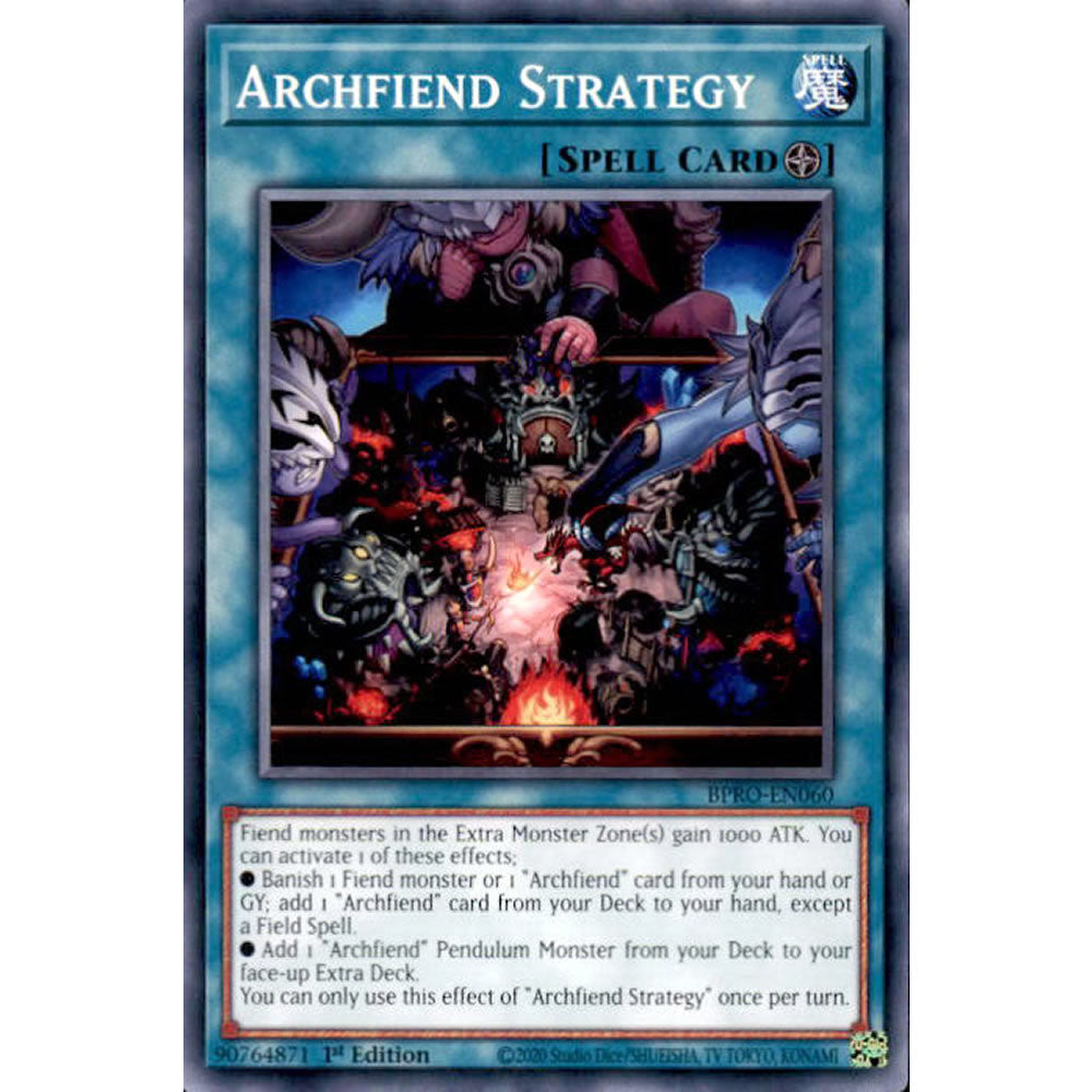 Archfiend Strategy BPRO-EN060 Yu-Gi-Oh! Card from the Burst Protocol Set