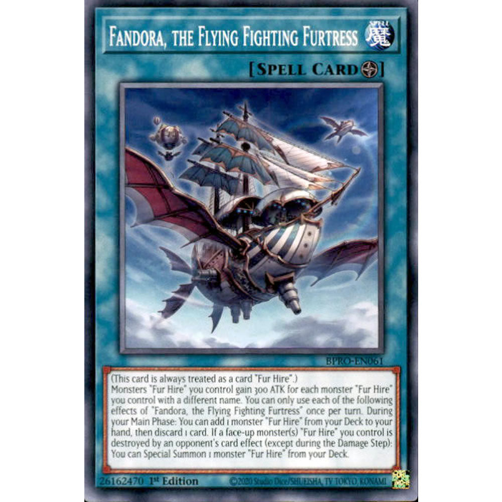 Fandora, the Flying Fighting Furtress BPRO-EN061 Yu-Gi-Oh! Card from the Burst Protocol Set