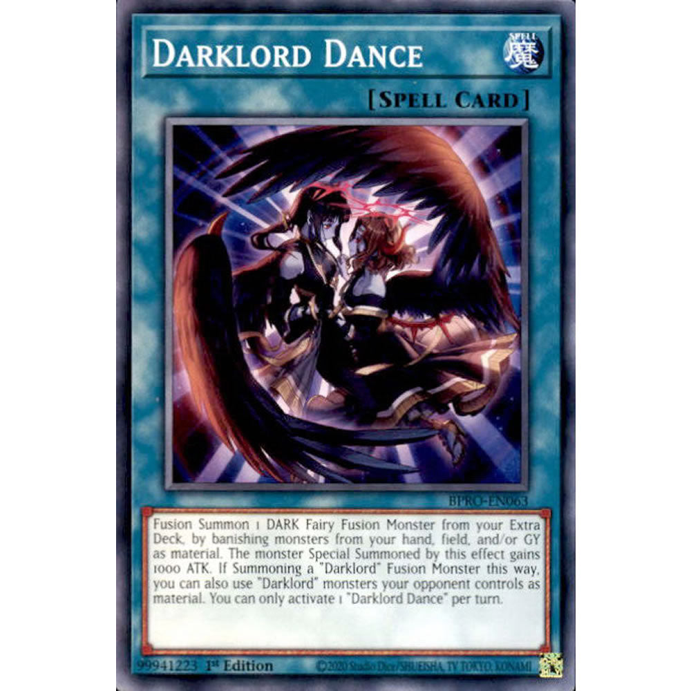 Darklord Dance BPRO-EN063 Yu-Gi-Oh! Card from the Burst Protocol Set